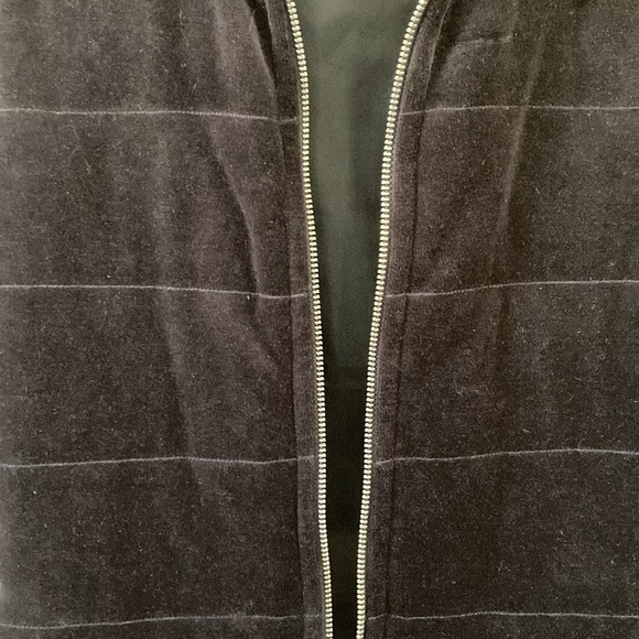 EUC Liz Claiborne • Cozy SOFT Velvet Lined Cotton Vest 2 Pockets Ladies Size PS - Picture 7 of 8